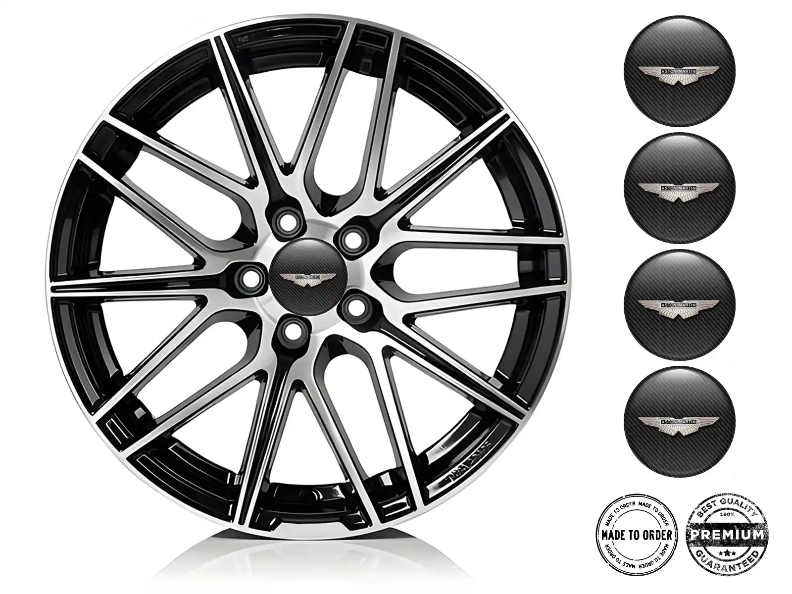 Aston Martin Adesivi Cupola Edizione Decalcomania Cerchio Custom